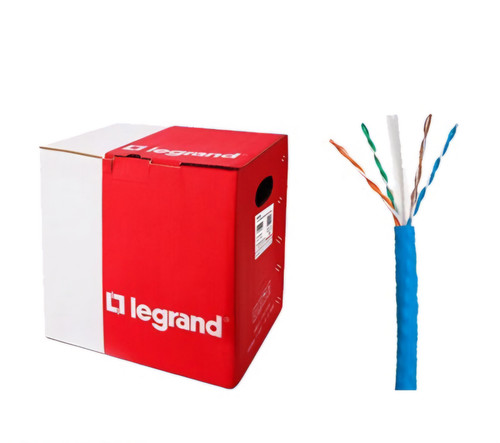 کابل شبکه CAT6 UTP لگراند با تست پرمنت حلقه 305متری