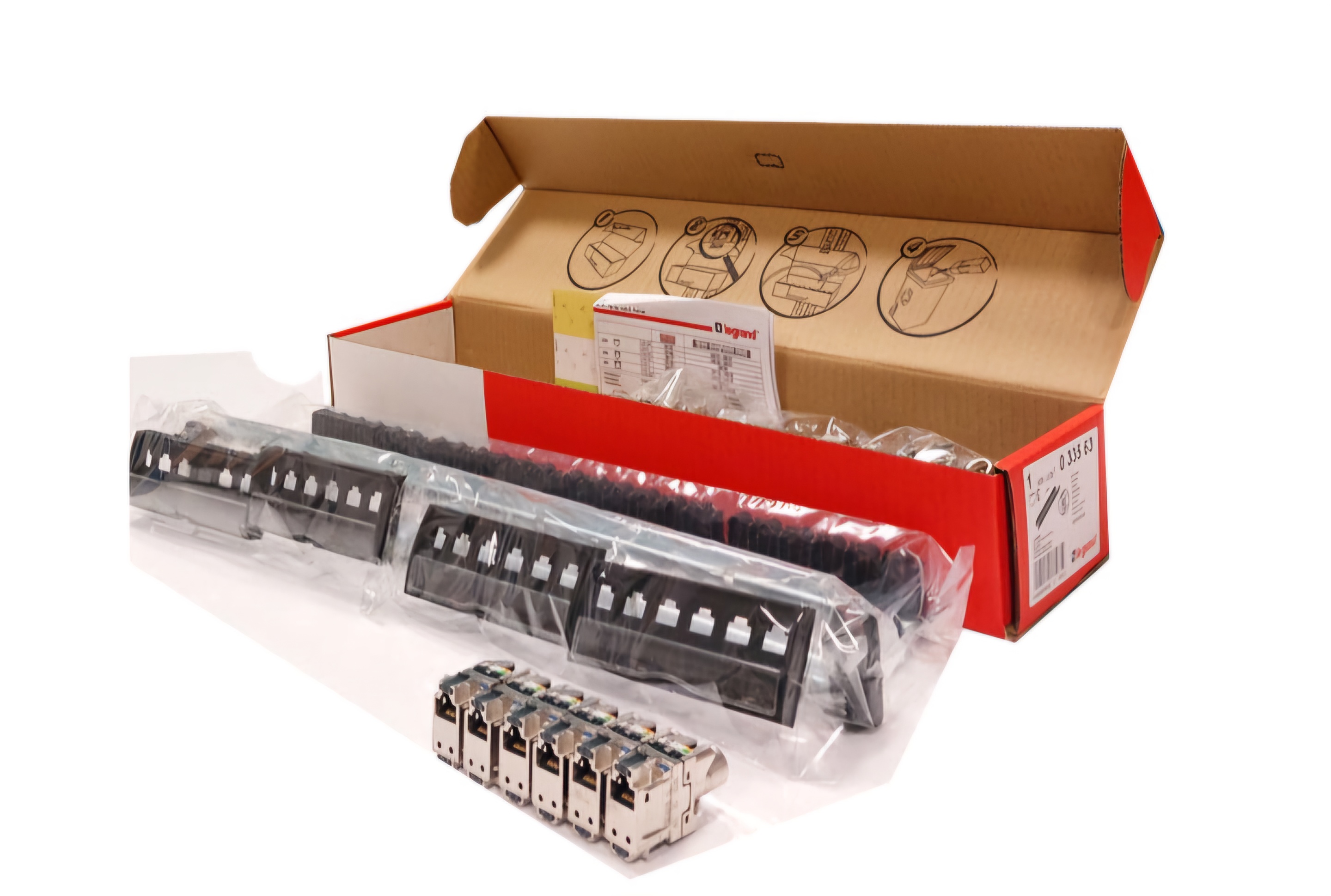 پچ پنل 24 پورت لگراند CAT6 SFTP وارداتی